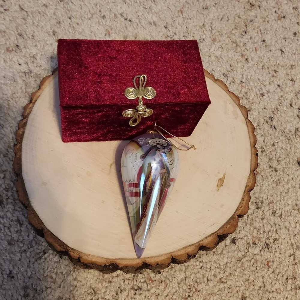 Lovely Pier 1 Imports Angel Cone Ornament with Box